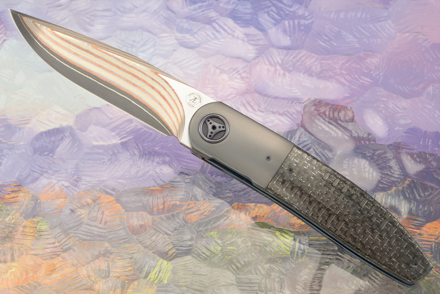L28 Front Flipper with Silver Strike Carbon Fiber and Zirconium - Stainless Yushoku (Ceramic IKBS)