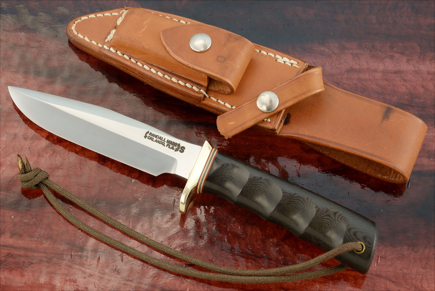 Model 5 - 5 Camp & Trail Knife with Black Micarta