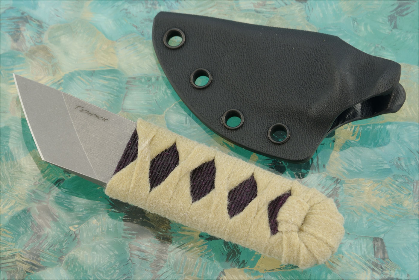 Kiridashi with Tan Cord Wrap