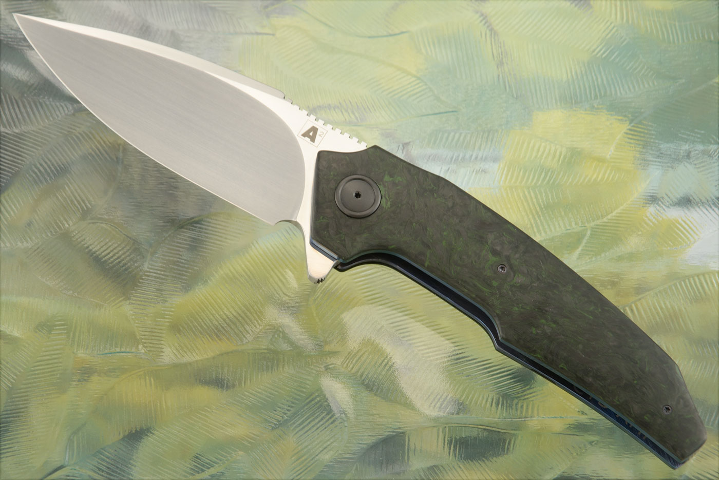 A6 Flipper with Green Dark Matter FatCarbon (Collaboration with Tashi Bharucha) - Ceramic IKBS - CTS-XHP