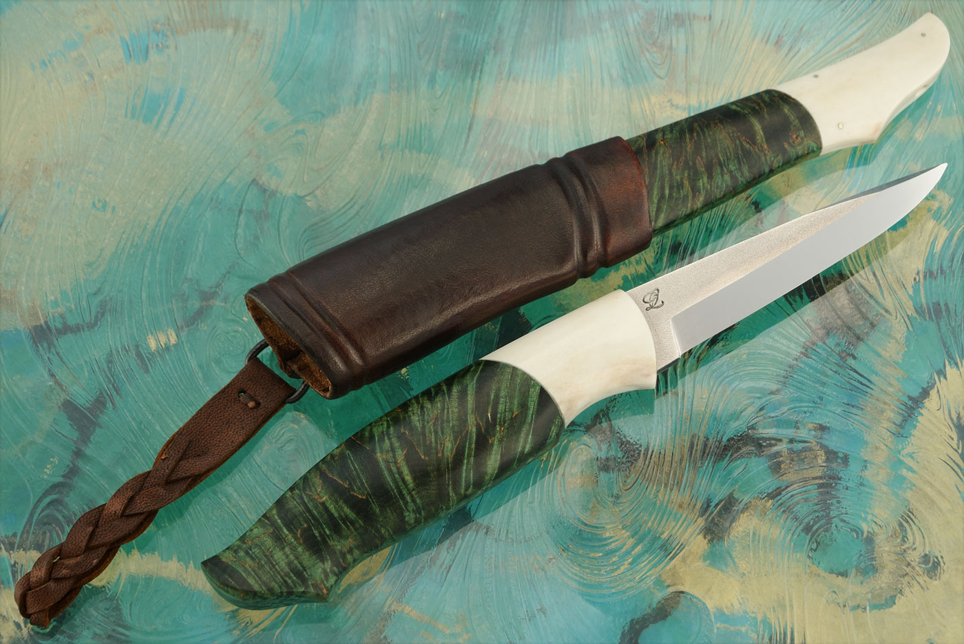 Nordic Hunter with Birch and Reindeer Antler