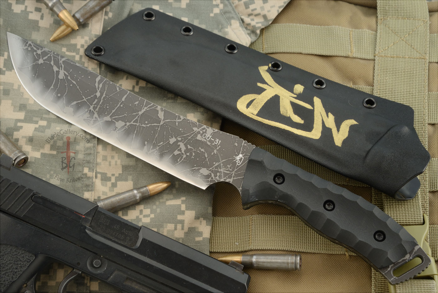 Okutamba Camp Knife with Black G10 - OU-31