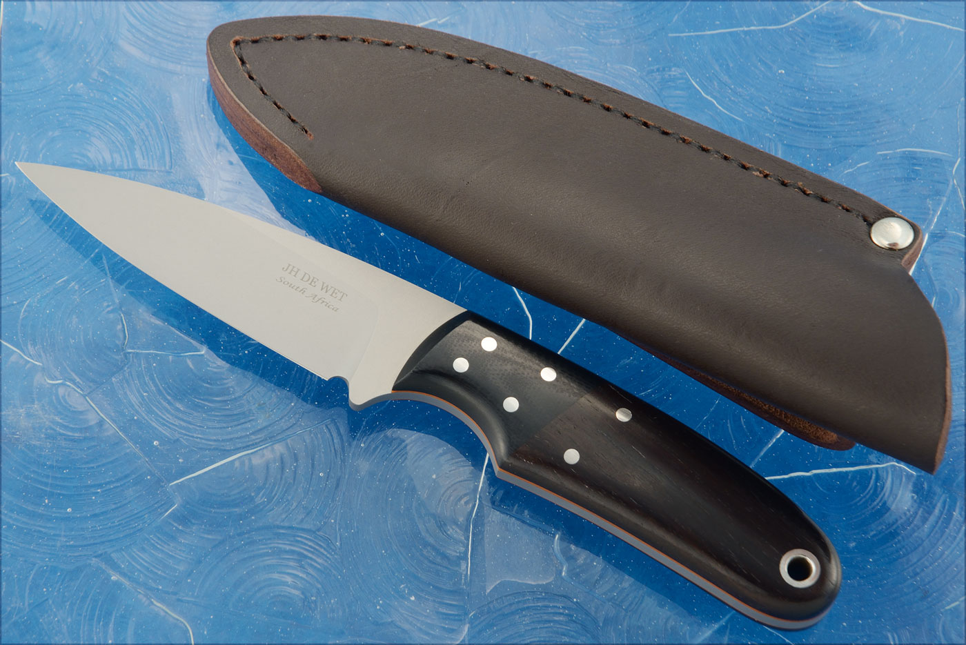 Drop Point Utility with African Blackwood and G-10