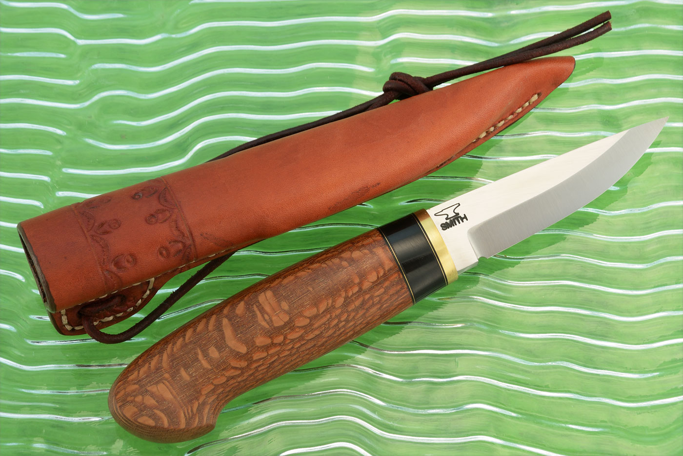 Puukko with Lacewood and Buffalo Horn