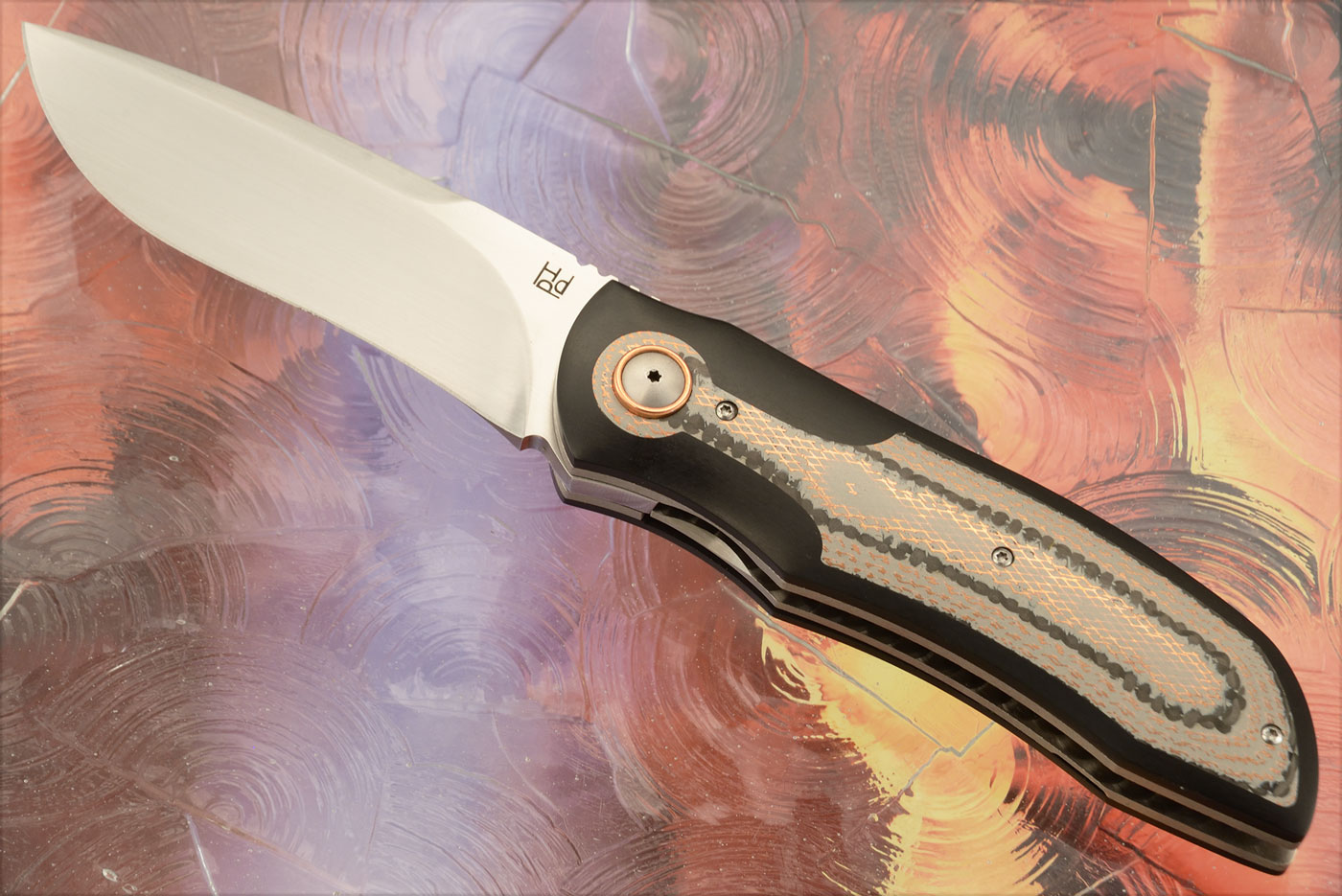Renegade Front Flipper with Copper Mesh Carbon Fiber (IKBS) - RWL-34