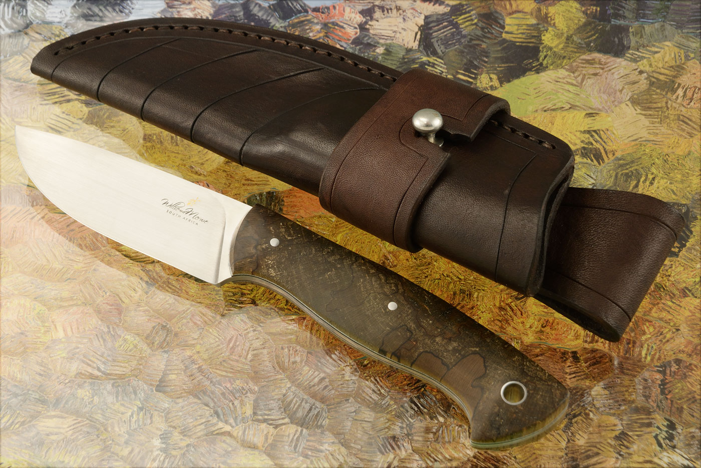 Field Ant Hunter with Spalted Maple Burl - RWL-34