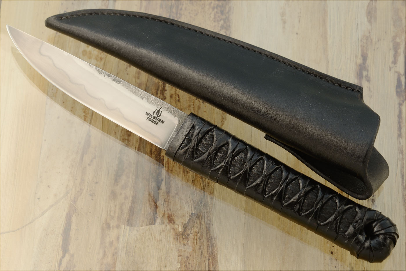 Kwaiken with Shark and Kangaroo Leather