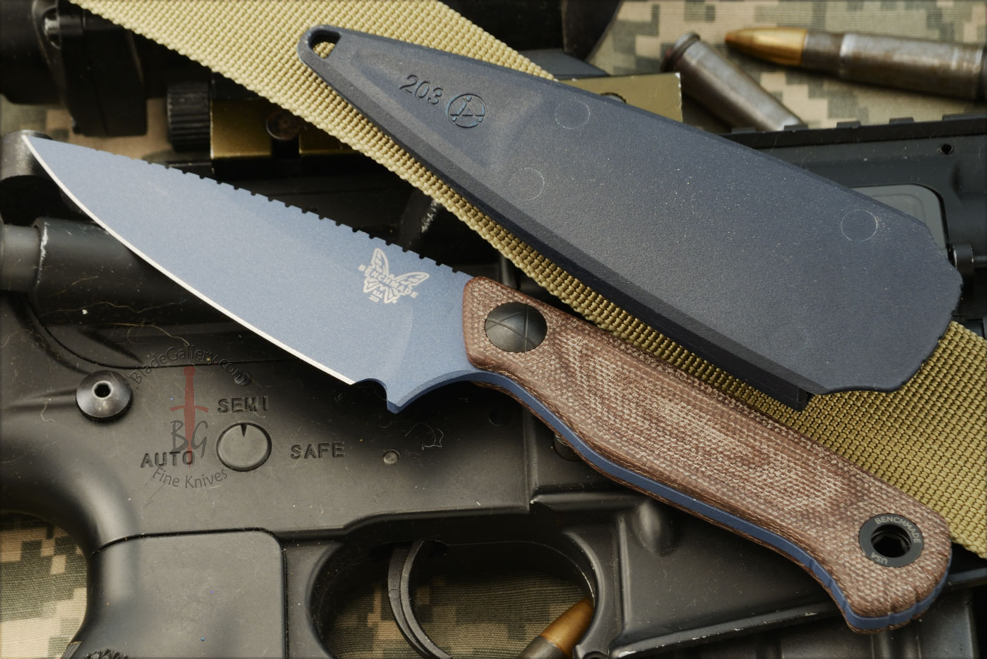 Dacian (203BT-01) with Brown Canvas Micarta and CPM-MagnaCut