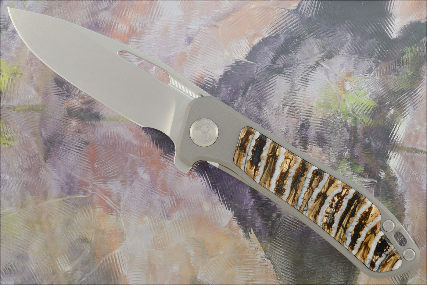 Orca 2.0 Frame Lock Flipper with Mammoth Molar Inlay - M390 - Serial 011