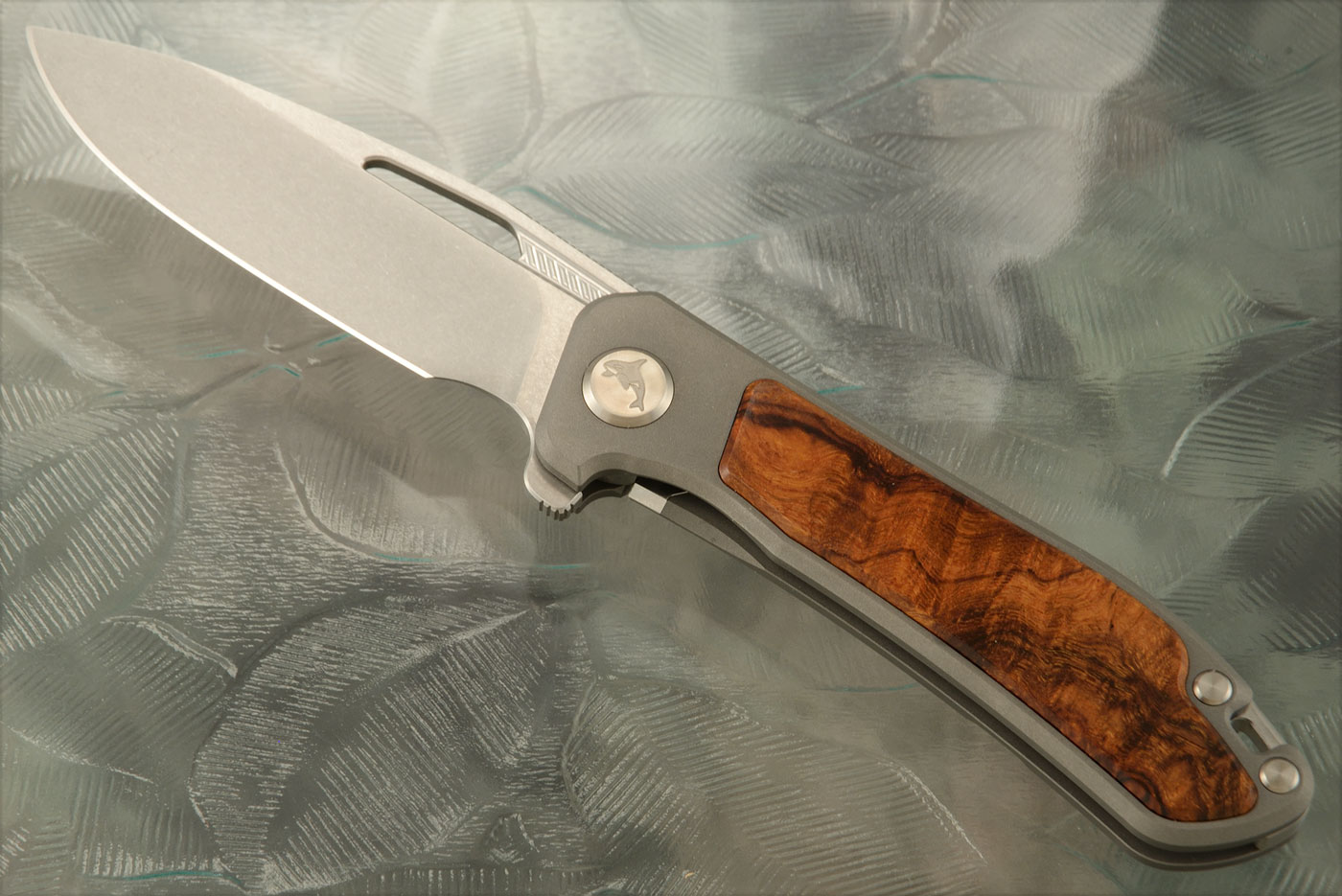 Orca 2.0 Frame Lock Flipper with Ironwood Inlay - M390 - Serial 101