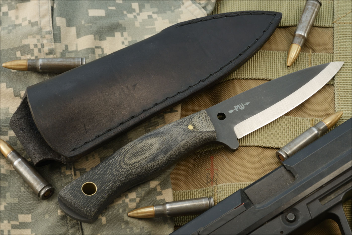 BC Bushcrafter with Black Micarta - 80CrV2