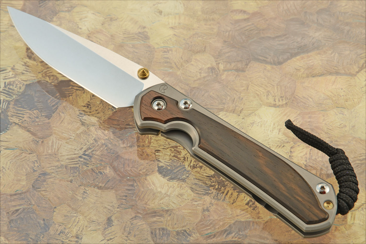 Large Sebenza 31 with Macassar Ebony - MagnaCut
