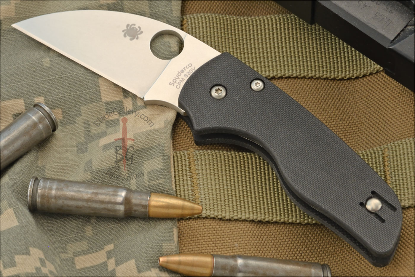 Lil' Native Compression Lock Folder, Wharncliffe Blade (C230GPWC) - S30V