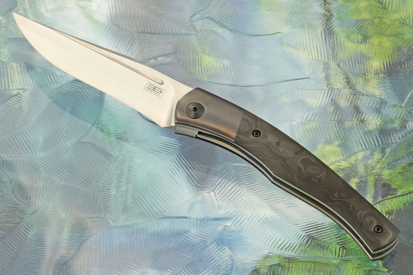 Big Steak with Marble Carbon Fiber and Black Titanium (Prototype  - #00)