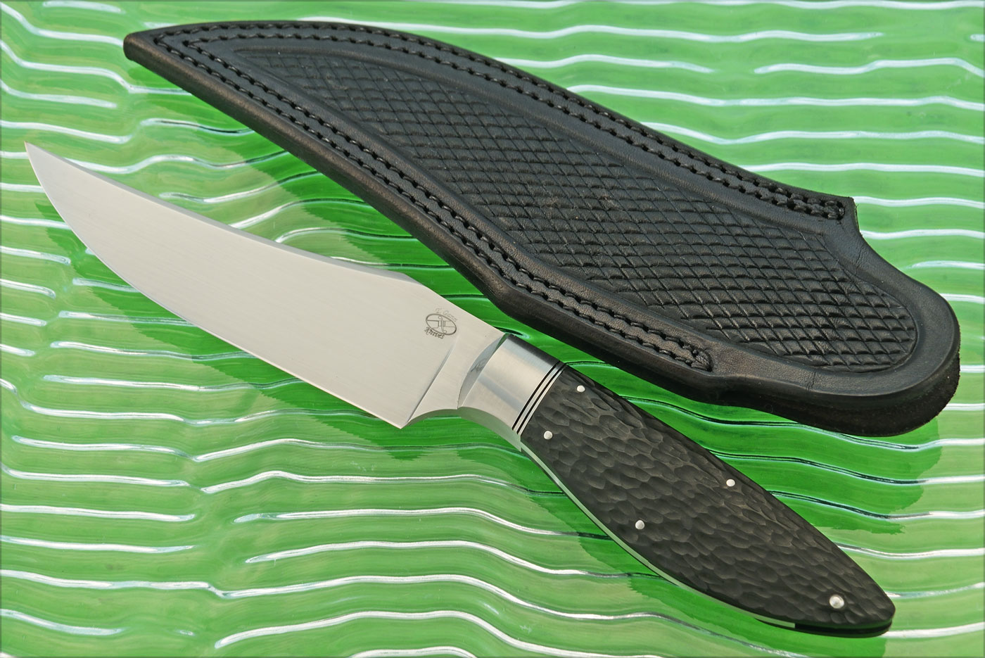 Gut Hook Hunter with Jigged Paper Micarta