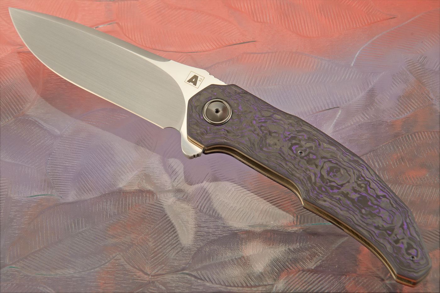 A12 Flipper with Purple TechnoCarbo (Ceramic IKBS) - M390