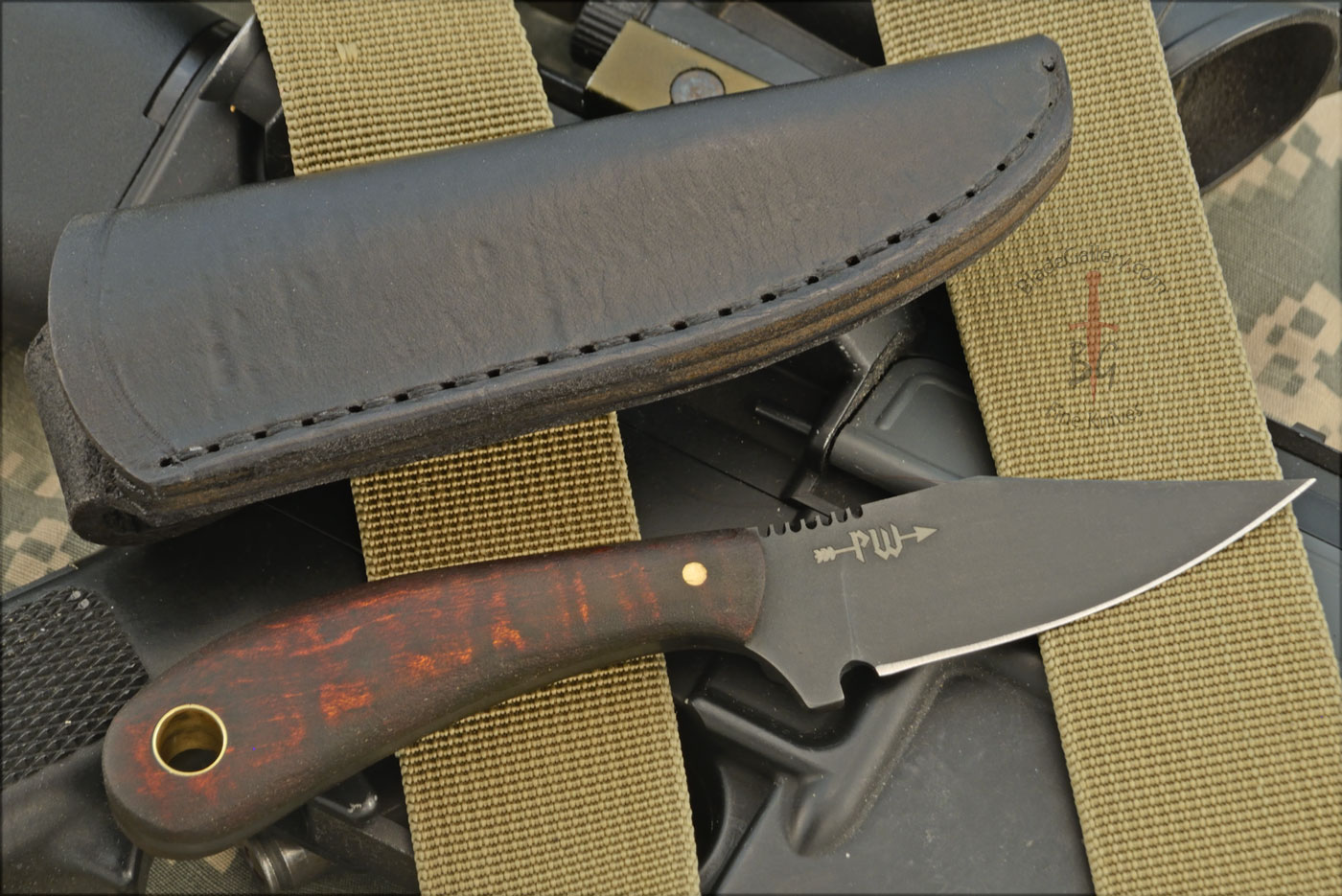 Guide Knife with Maple - 80CrV2
