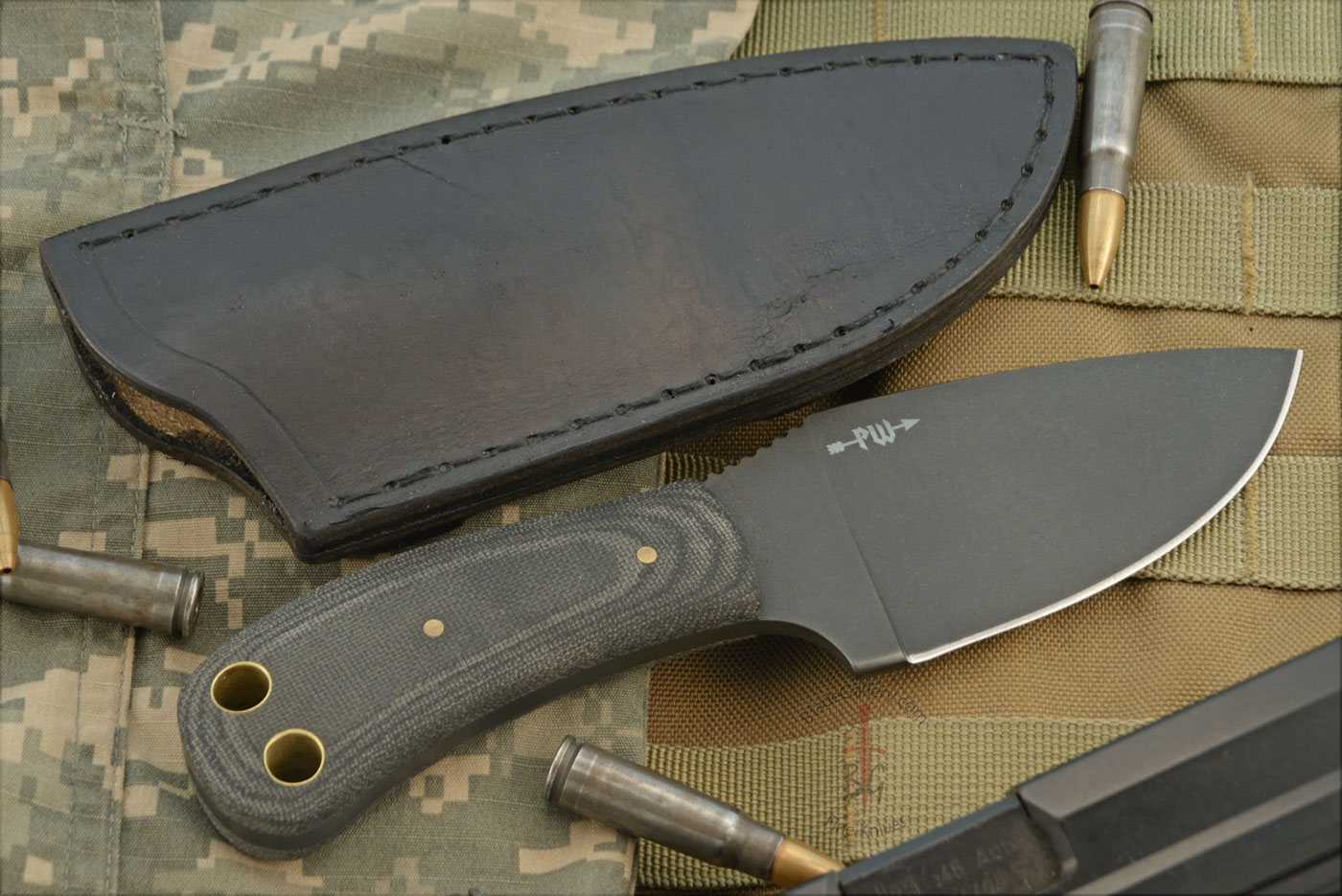 Scout with Micarta - 80CrV2
