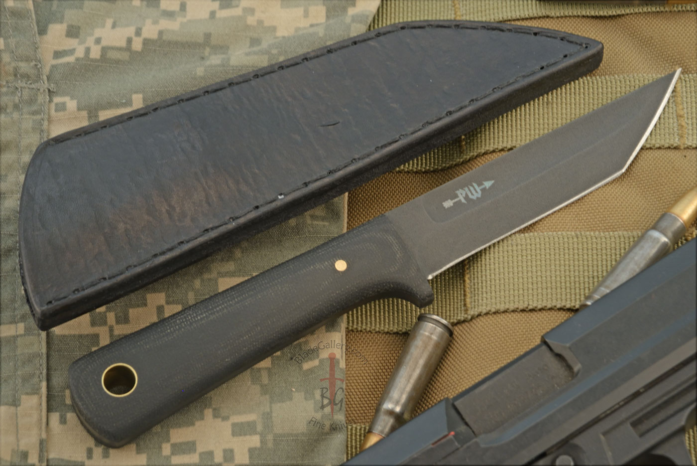 Pocket Tanto with Black Micarta - 80CrV2