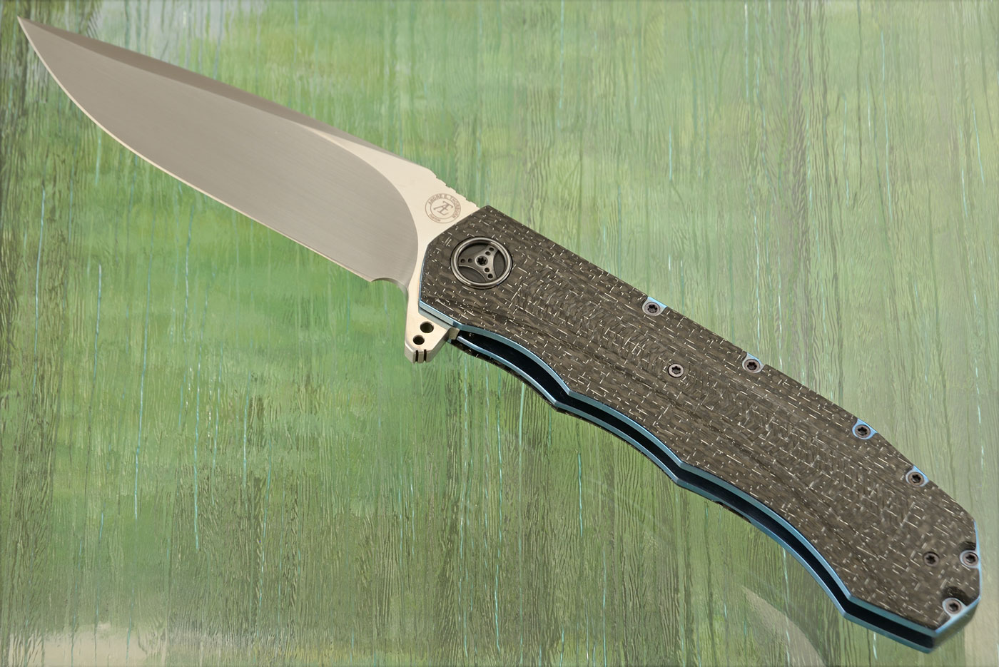 L51 Flipper with Silver Strike Carbon Fiber (Ceramic IKBS) - M390