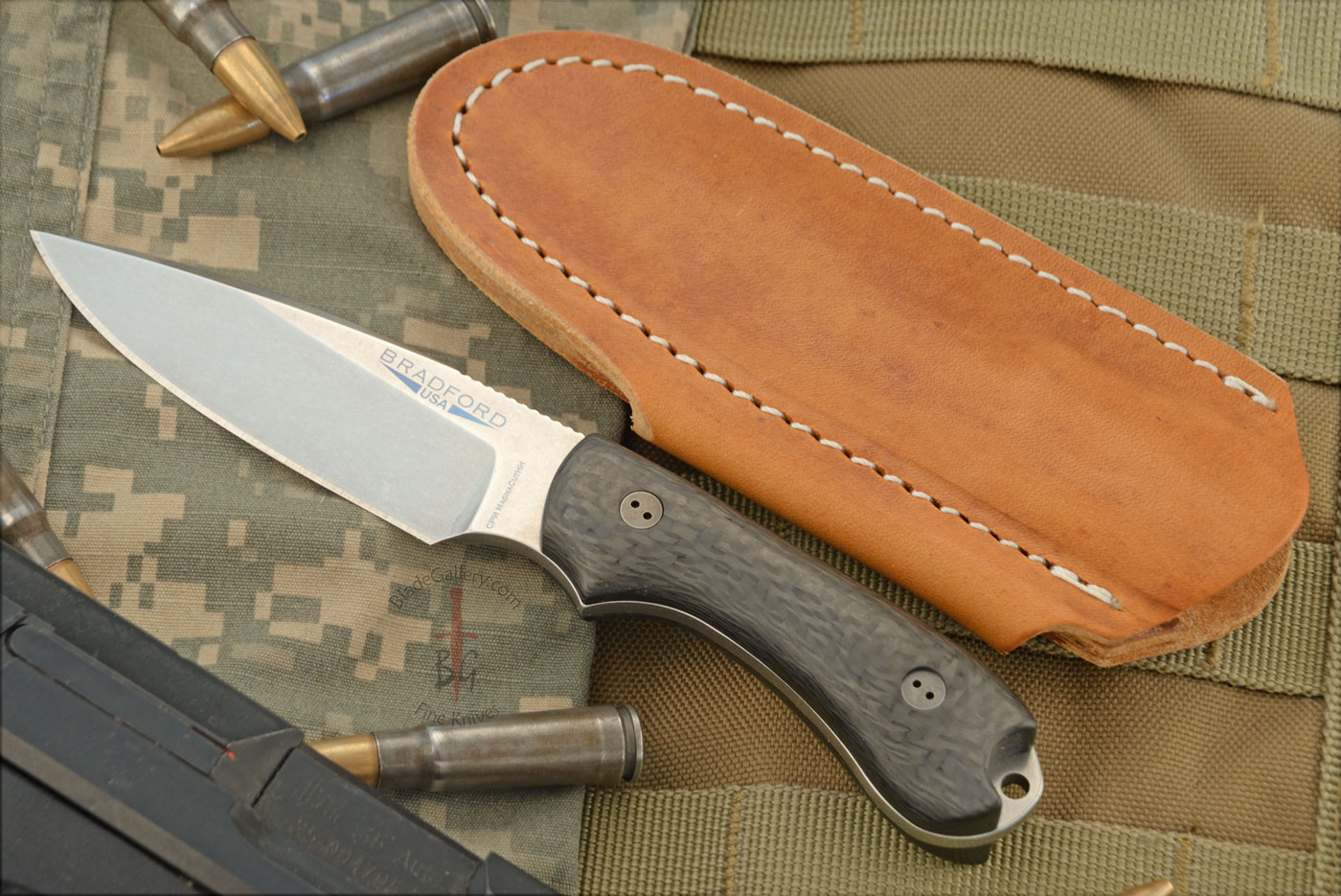 Guardian 3 with 3D Carbon Fiber, CPM-MagnaCut HH, False Edge, Stonewash Finish