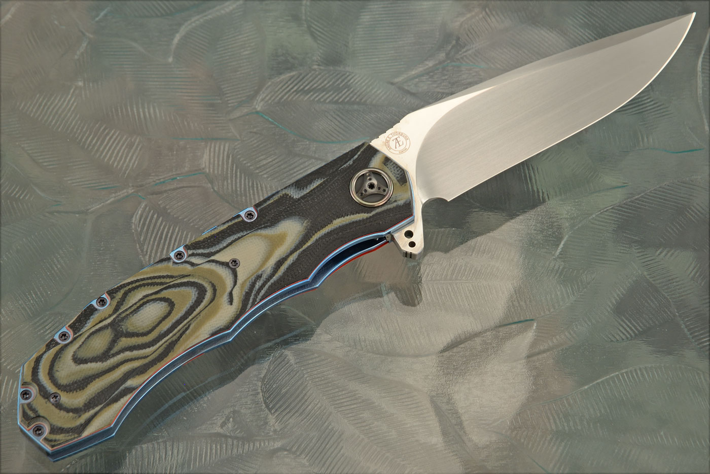 L51 Flipper with Camouflage G-10 (Ceramic IKBS) - M390 - LEFT HANDED