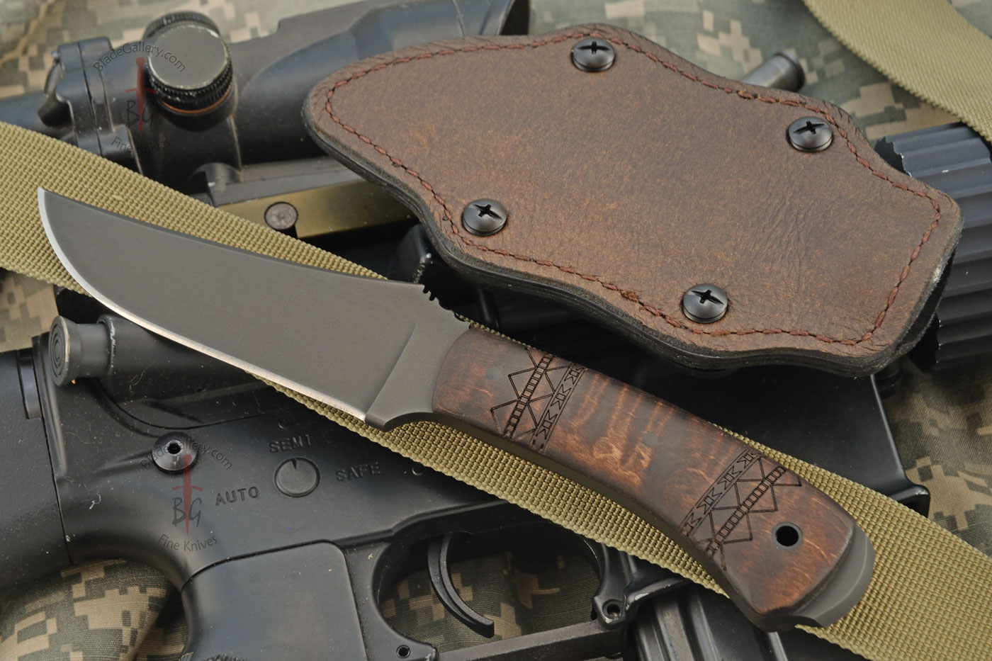 Blue Ridge Crusher with Tribal Maple