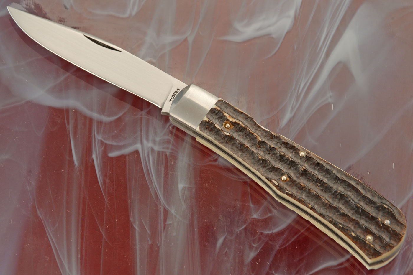 Midlock Trapper with Stag Bone