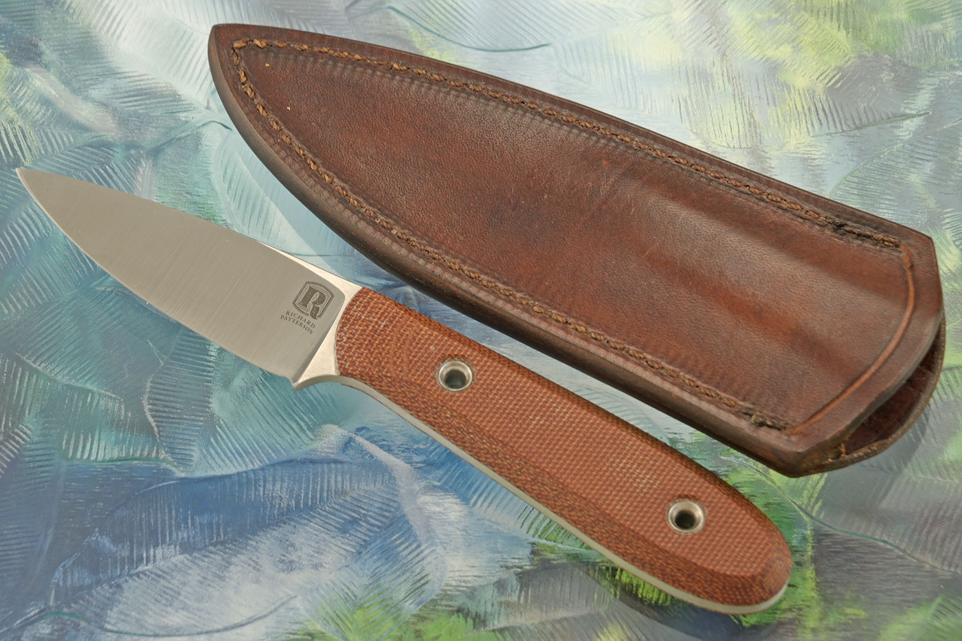 EDC with Canvas Micarta - CPM-MagnaCut