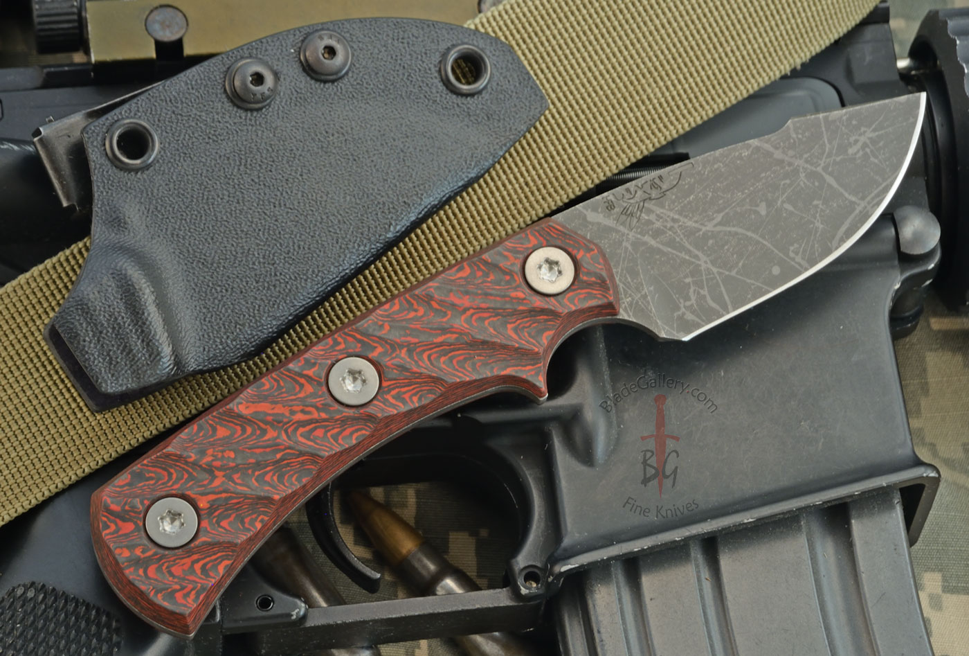 Beef Harpoon Back Country with Lava Flow FatCarbon - CPM-S45VN