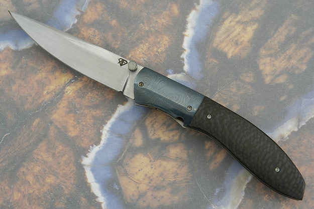 3PS Businessman with Blued Damascus