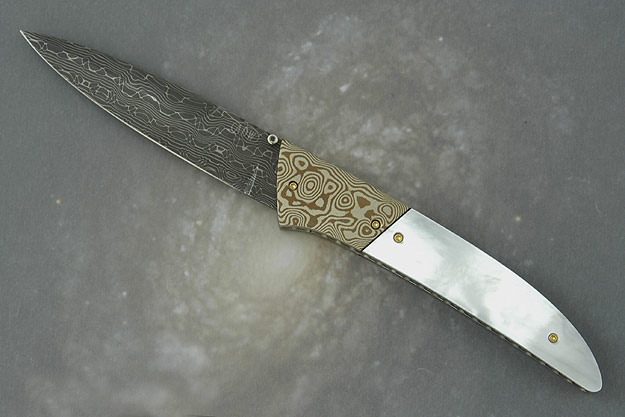 Model #6 White Lip Pearl Folder