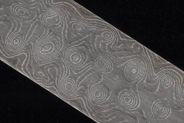 Damascus Bar - Big Dimples, 80 Layer (11 1/8 in. x 1.43 in. x .18 in.)