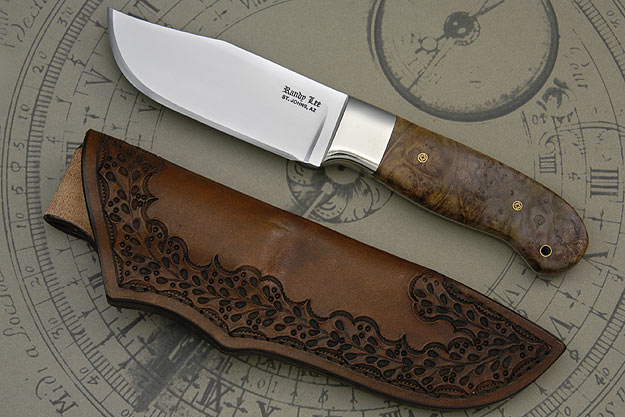 Maple Burl Clip Point