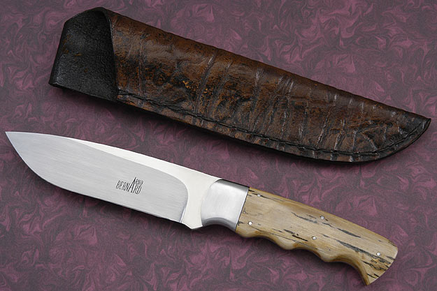 Finger-Grooved Drop Point Hunter