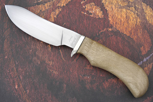 Myrtle Wood Humpback Skinner<br>Journeyman Smith Test Knife