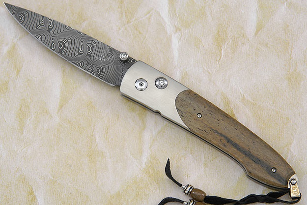 Fairbanks with Fossil Bone and Damascus-B10 (Limited Edition - #26 of 50)