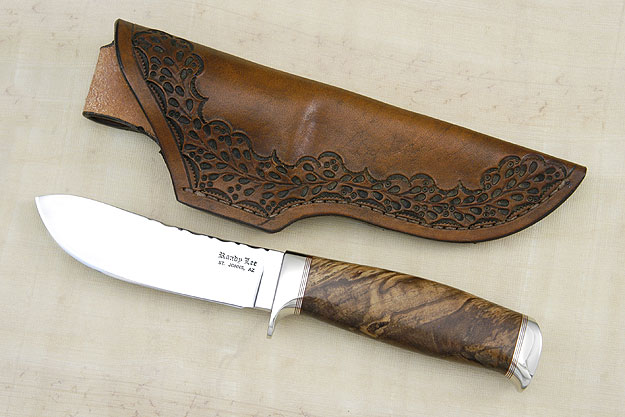 Spalted Myrtle Green River Skinner