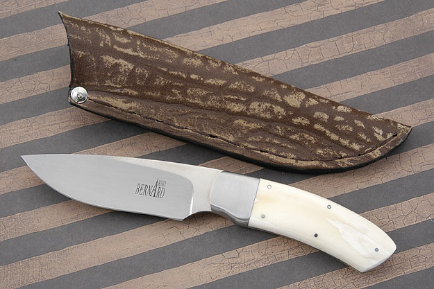 Drop Point Hunter with Warthog Tusk