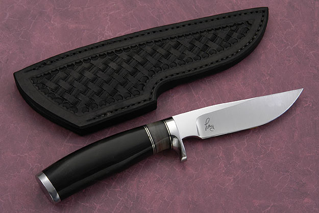 Trout and Bird with Buffalo and Sheep Horn