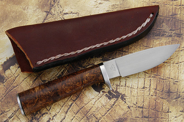 Maple Burl Drop Point