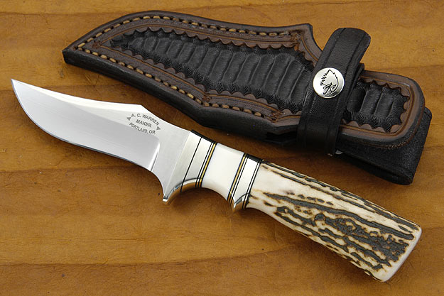Combat Skinner with Red Stag