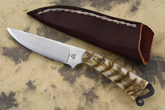 Full Tang Sheep Horn Hunter