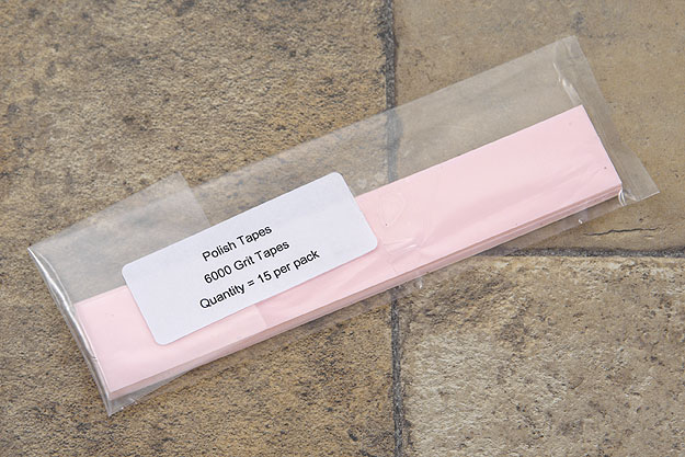 Polishing Tape (6000 grit, pack of 15)