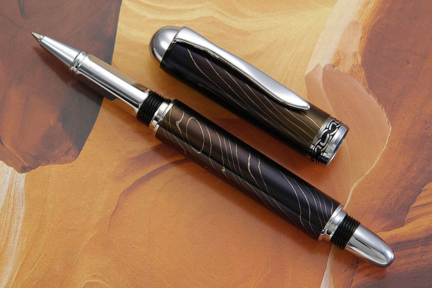 Blued Sedona Damascus Pen