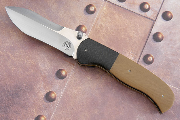 M14 with Coyote Brown G10 and Carbon Fiber