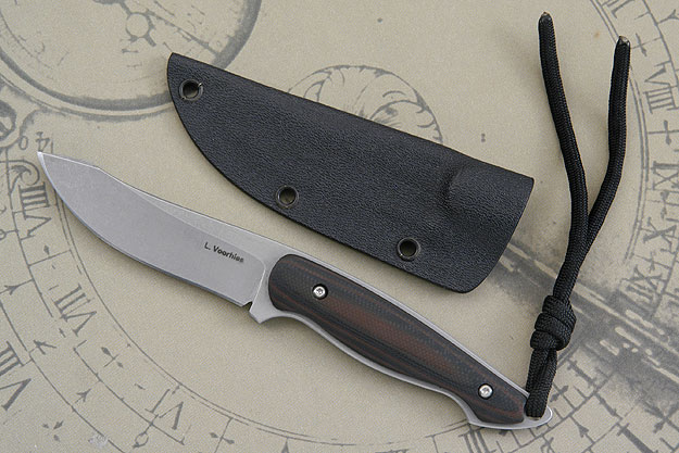 Model 2, Mini with Black/Burgundy G10