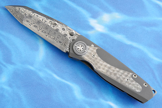 Damascus Modified Tanto with Framelock