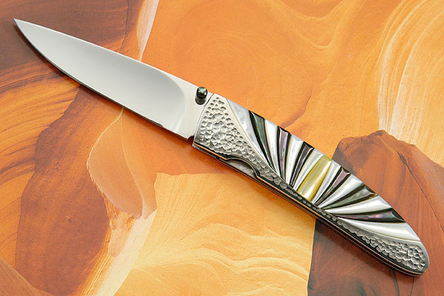 Mother of Pearl Sunburst Folder
