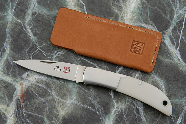 Hawk with White Linen Micarta (1002WM)